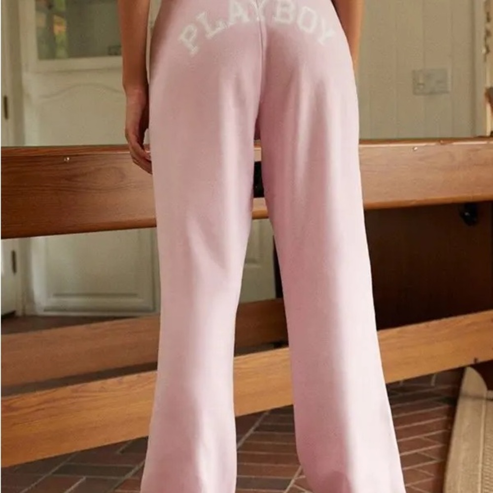 PLAYBOY Light Pink Logo Lounge Pants